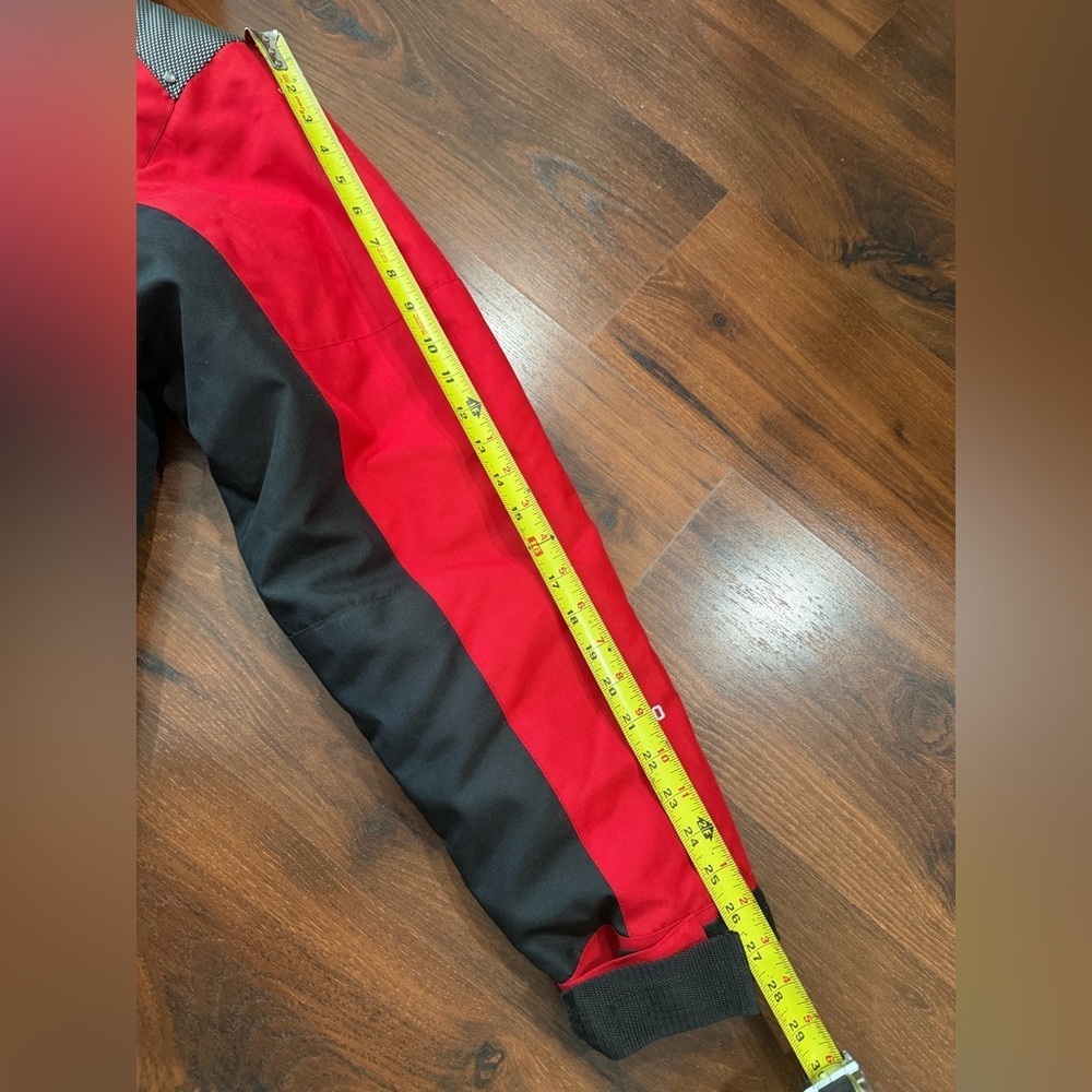 Vtg The North Face Steep Tech Jacket women's Sz 2XL Black Red Gray - Picture 5 of 8